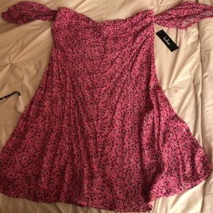 LULUS off the shoulder dress